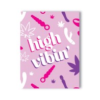 Tarjeta de Saludo High Vibin 420 Regalo Único