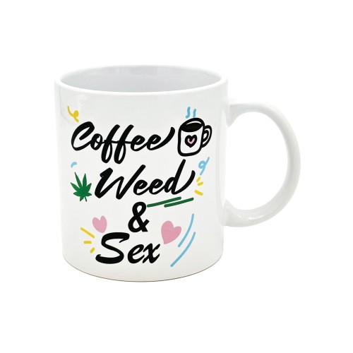 Attitude Mug Coffee, Weed and Sex