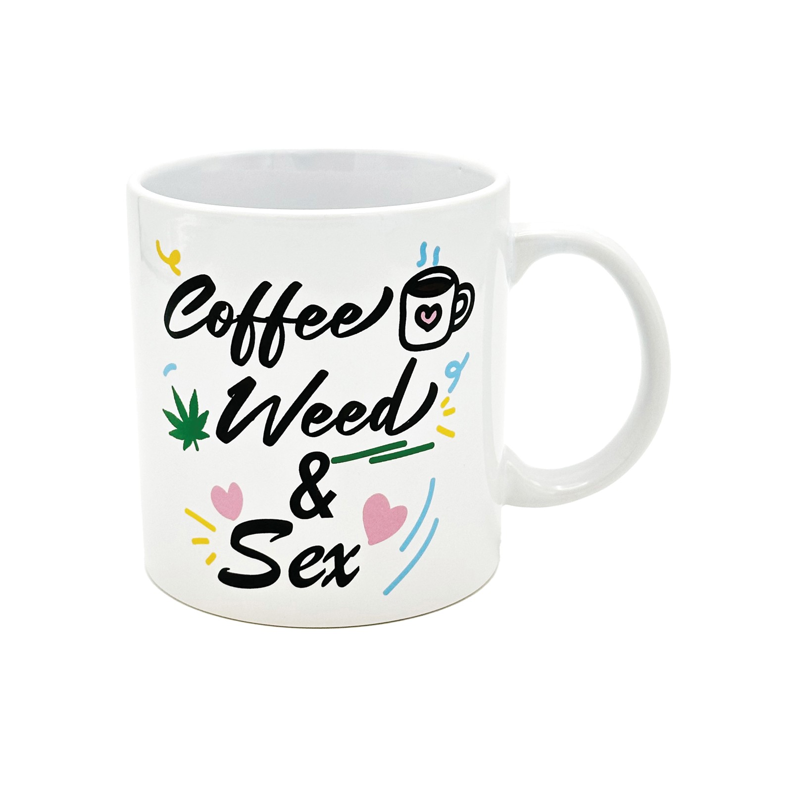 Attitude Mug Coffee, Weed and Sex