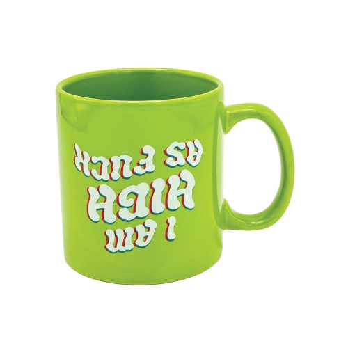 Taza Gigante High As Fuck para Humor e Hidratación