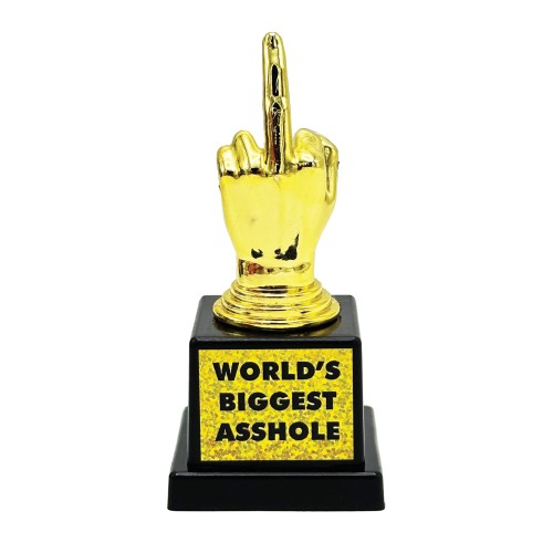 World's Biggest Asshole Trophy Gag Gift