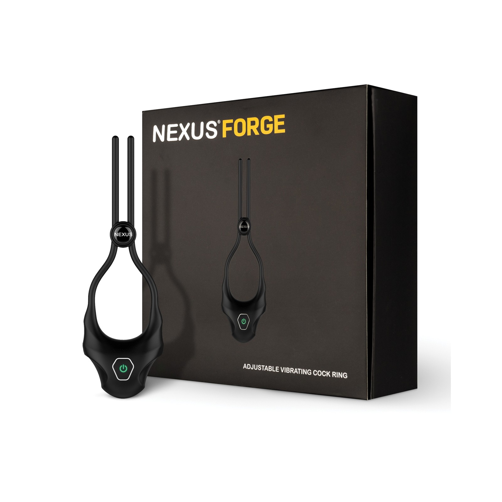 Anillo Vibrador Lasso Nexus Forge - Negro