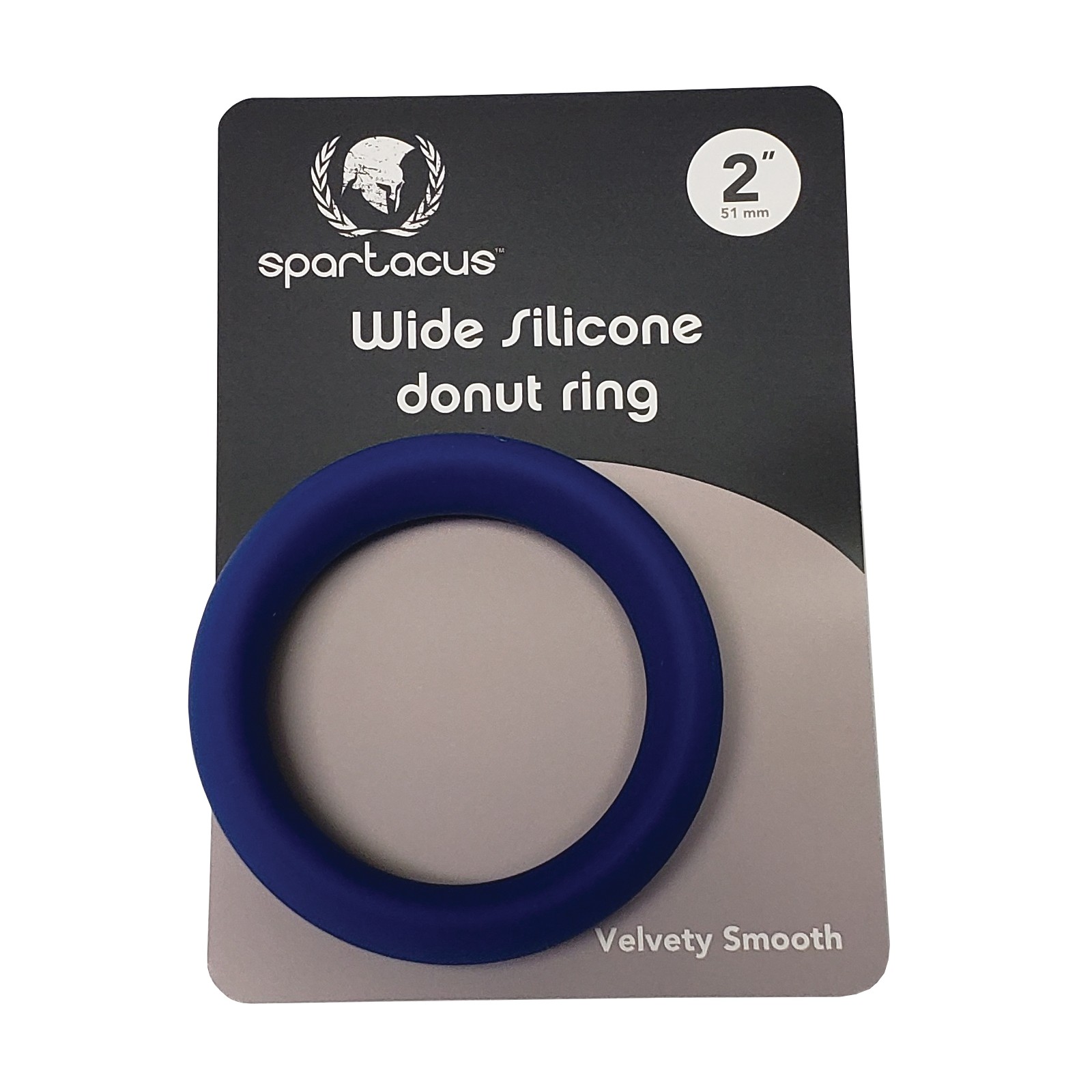 Anillo Donut de Silicona Ancha Spartacus Azul