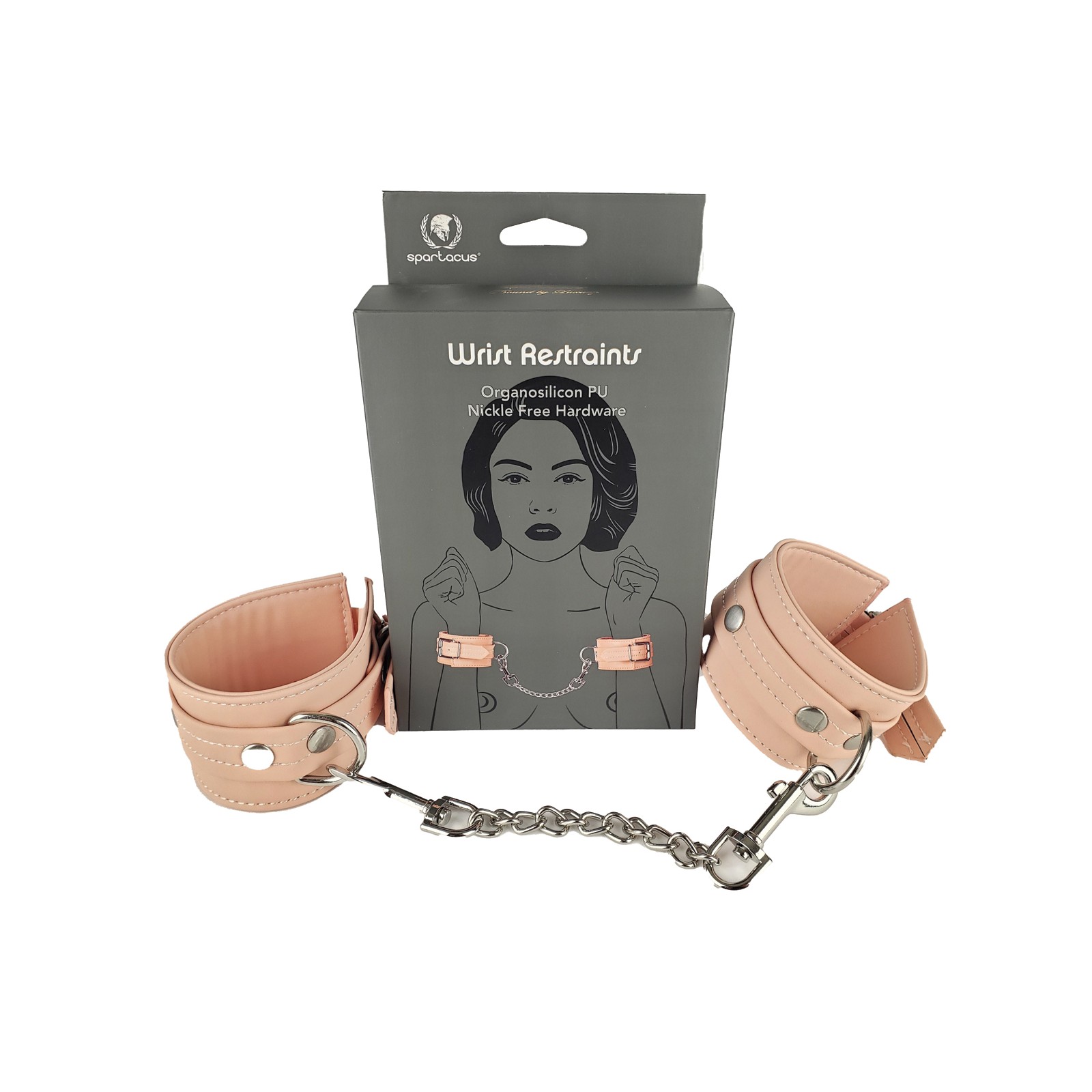 Spartacus Organo Silicone Wrist Restraints for BDSM