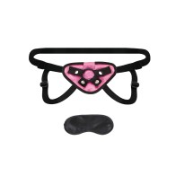 Lux Fetish Strap On Harness Pink