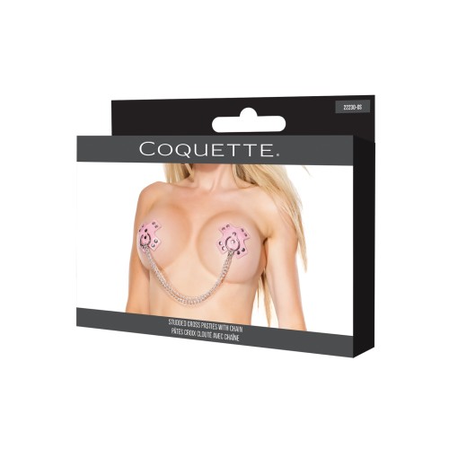 Pasties Reutilizables Darque con Cruz y Cadena