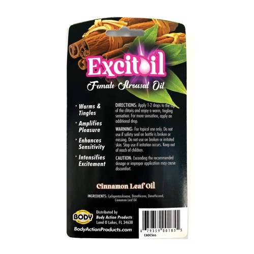 Aceite de Excitación Canela Body Action