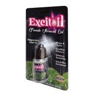 Aceite de Excitación Peppermint Body Action 0.5 oz