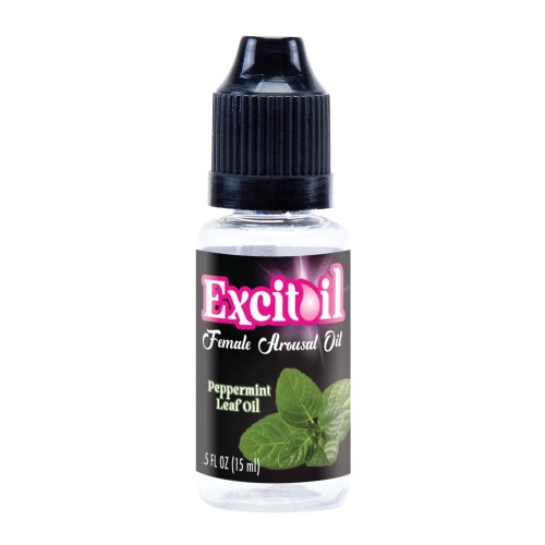 Aceite de Excitación Peppermint Body Action 0.5 oz