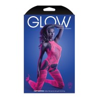 Glow Captivating Halter Bodystocking & G-String