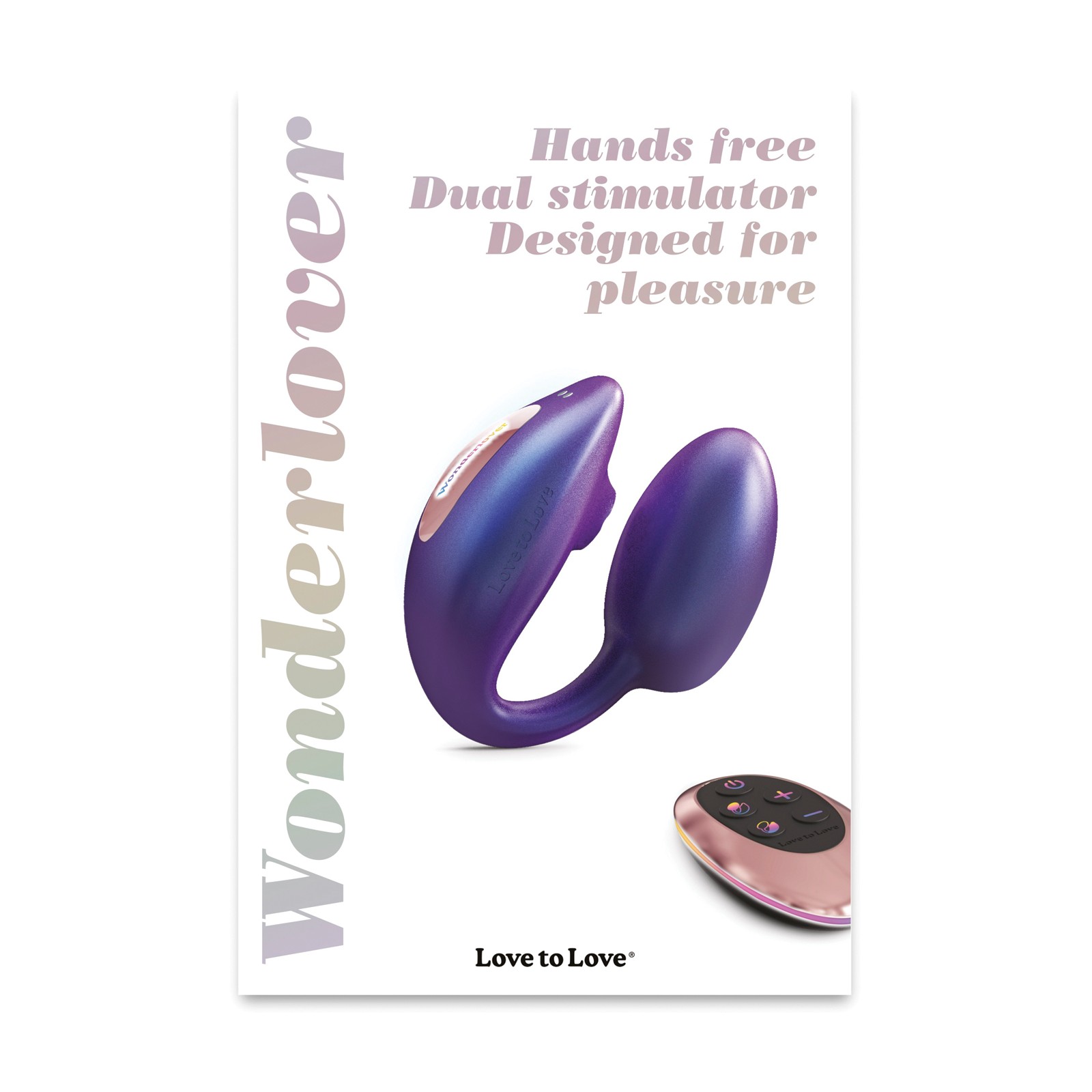 Love to Love Wonderlover Dual Stimulator - Iridescent Night