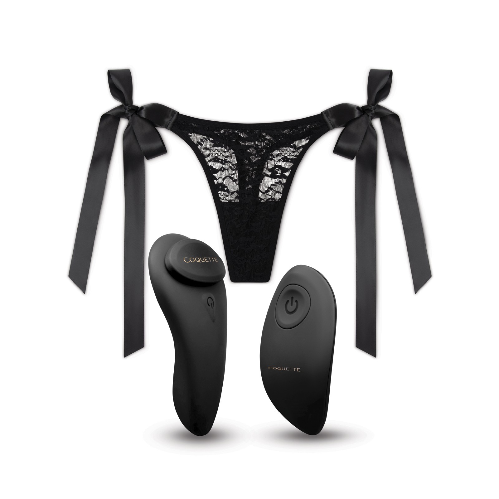 Coquette The Secret Panty Vibe - Black/Rose Gold