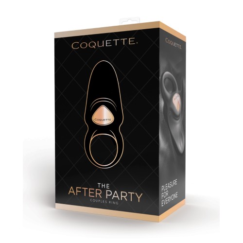 Coquette Anillo para Parejas After Party Negro Oro Rosa