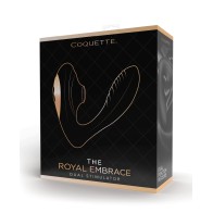 Coquette The Royal Embrace Dual Function Massager - Black/Rose Gold