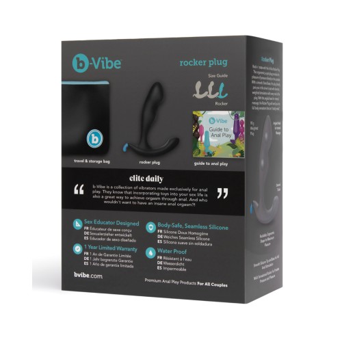 b-Vibe Rocker Plug for Prostate Pleasure