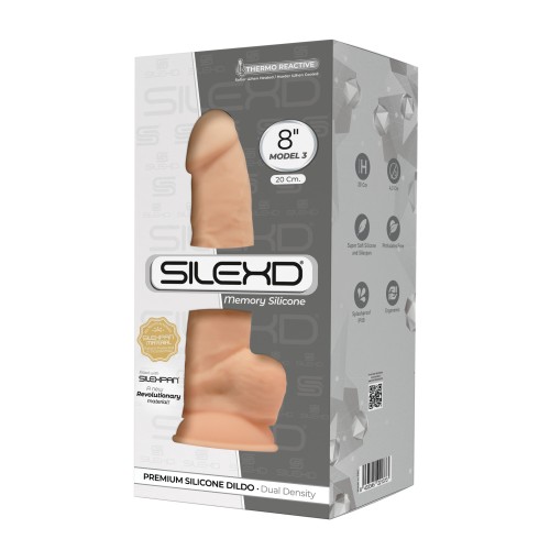 SilexD Modelo 3 Dildo de Silicona con Memoria | Marfil