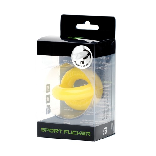 Sport Fucker Universal Cockring Yellow - Ultimate Adult Toy