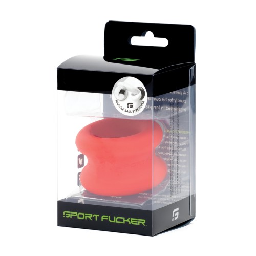 Sport Fucker Silicone Muscle Ball Stretcher Red