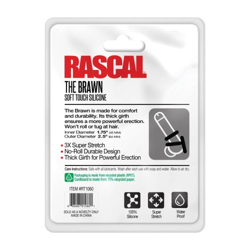 Rascal The Brawn Silicone Cock Ring for Ultimate Erection