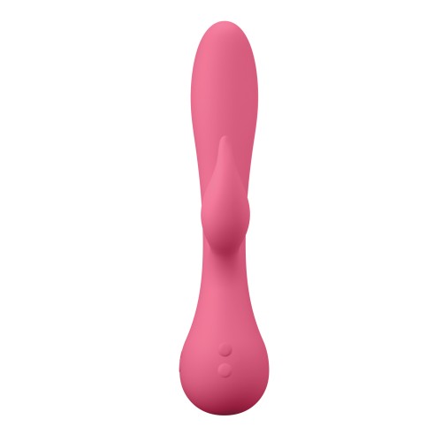 JimmyJane Glo Rabbit Heating Vibe - Pink