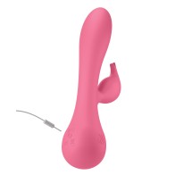 JimmyJane Glo Rabbit Heating Vibe - Pink