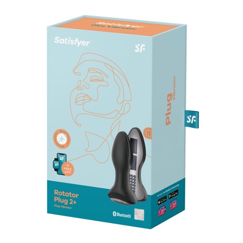 Satisfyer Rotator Plug 2 Plus Negro