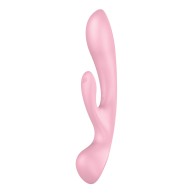 Satisfyer Triple Oh Pink Rabbit Vibrator