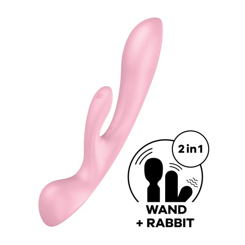 Satisfyer Triple Oh Pink Rabbit Vibrator