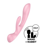 Satisfyer Triple Oh Pink Rabbit Vibrator