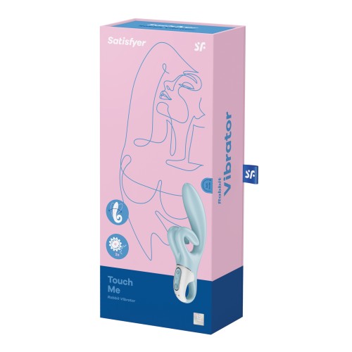 Satisfyer Touch Me Rabbit Vibrator - Blue