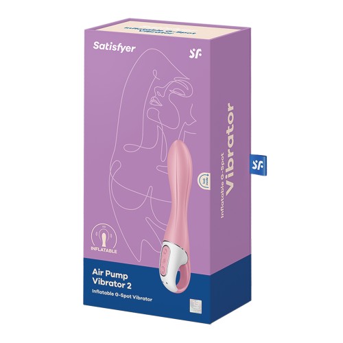 Satisfyer Air Pump Vibrator 2 Light Red