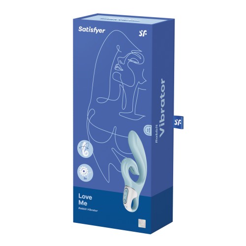 Vibrador Conejo Satisfyer Ámame - Azul