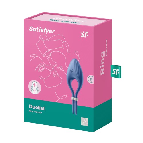 Satisfyer Duelist Adjustable Cock Ring Blue