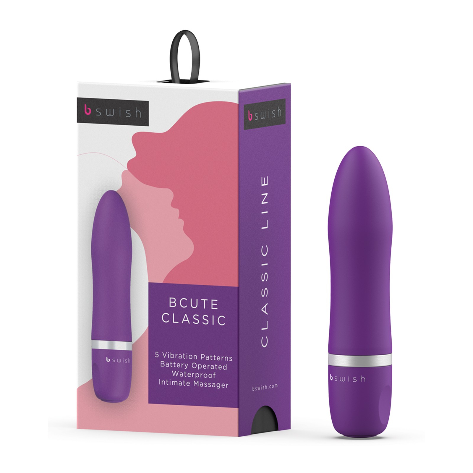 Bcute Classic Waterproof Massager - Purple