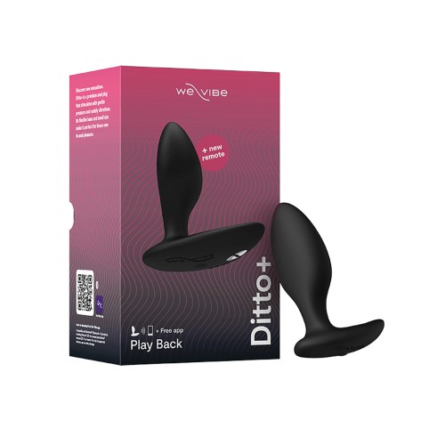 We-Vibe Ditto+ Plug Anal Negro Satinado