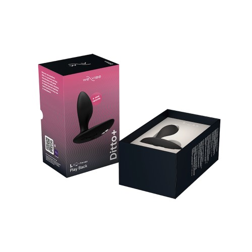 We-Vibe Ditto+ Plug Anal Negro Satinado