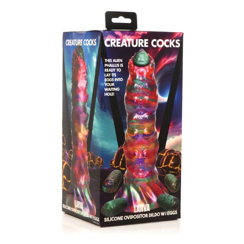 Dildo Ovipositor de Creature Cocks con Huevos