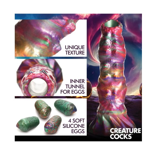 Dildo Ovipositor de Creature Cocks con Huevos