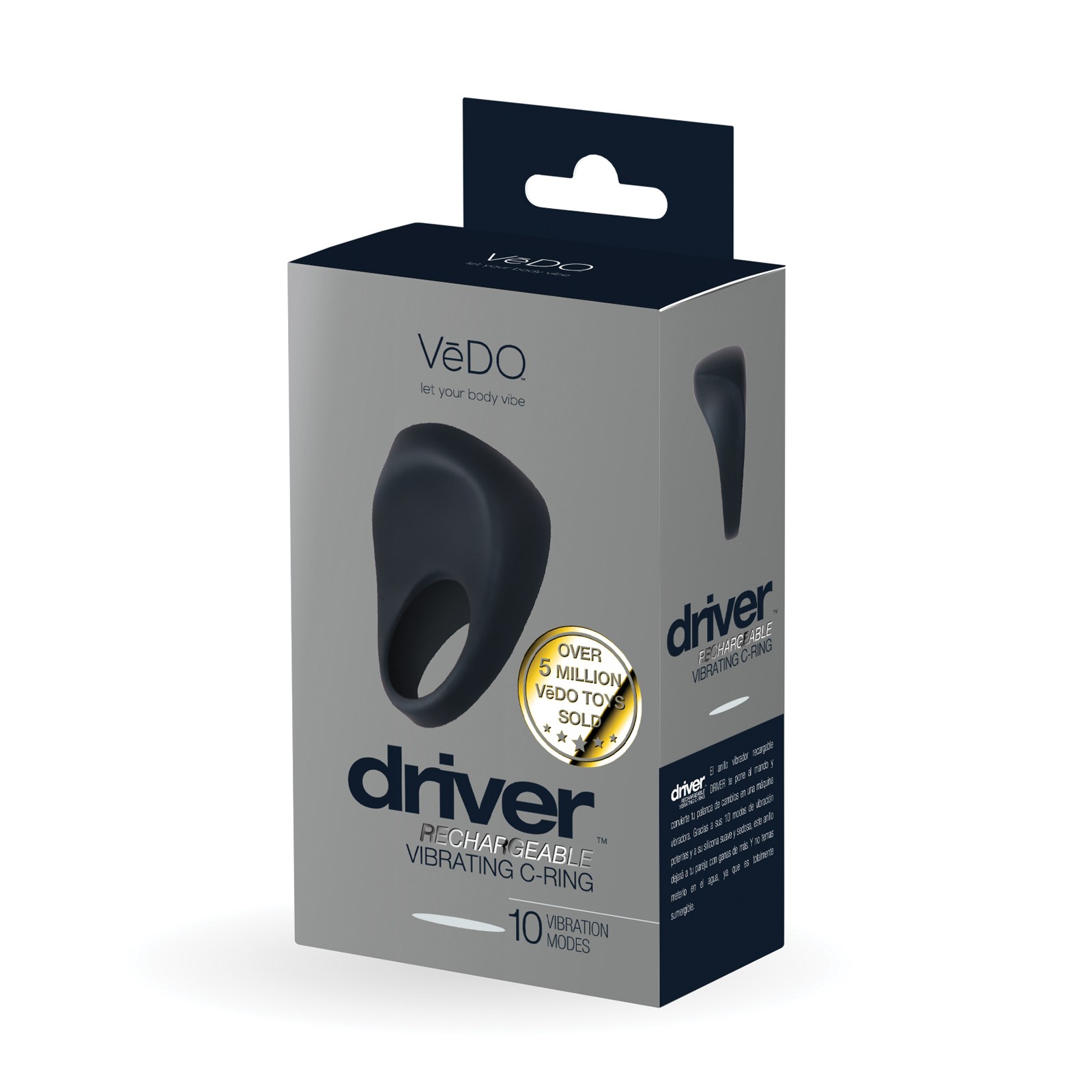 VeDO Driver Anillo C Recargable Negro