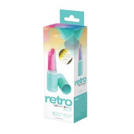 VeDO Retro Rechargeable Bullet Lipstick Vibe Turquoise - Exciting Pleasure