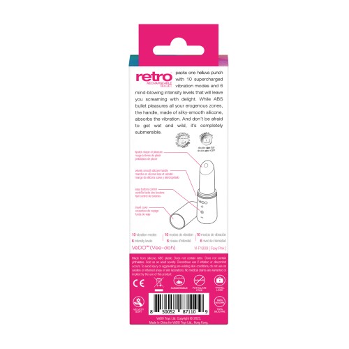 VeDO Retro Lip Stick Vibe Rechargeable Pink