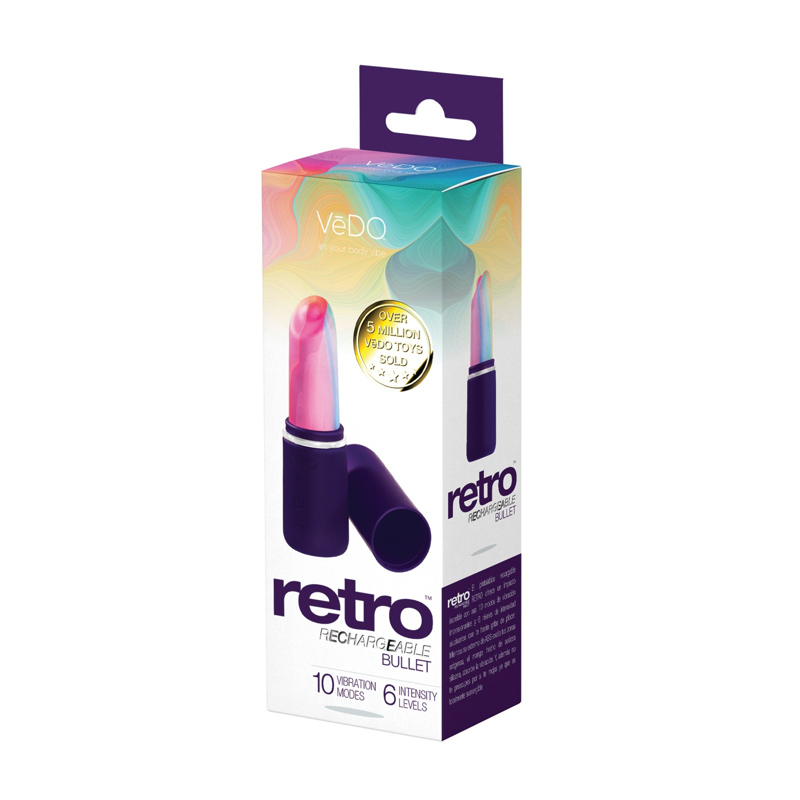 VeDO Retro Bullet Lip Stick Vibe in Purple