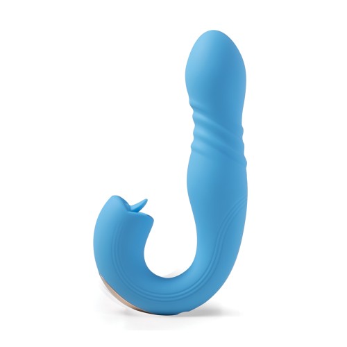 JOI App Controlled G-Spot Vibrator and Clit Licker