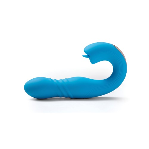 Vibrador G-Spot Controlado por App y Lengüetazo Clit