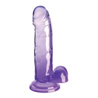 Pene King Cock Clear de 7" con Testículos