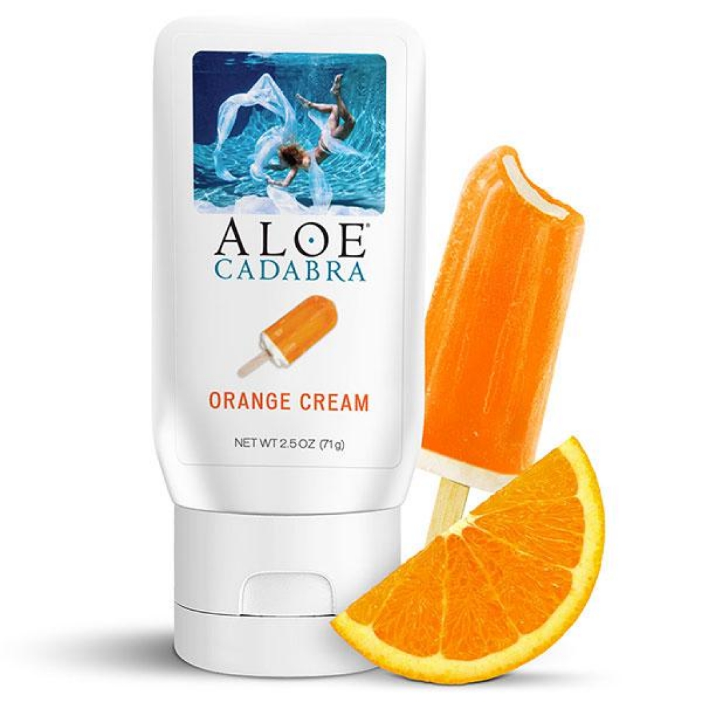 Aloe Cadabra Organic Lube - Orange Cream 2.5 Oz