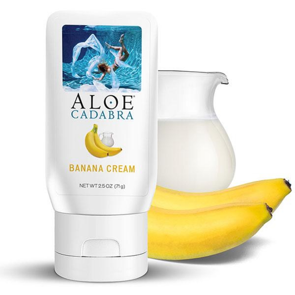 Aloe Cadabra Organic Lube Banana Cream - 2.5 Oz