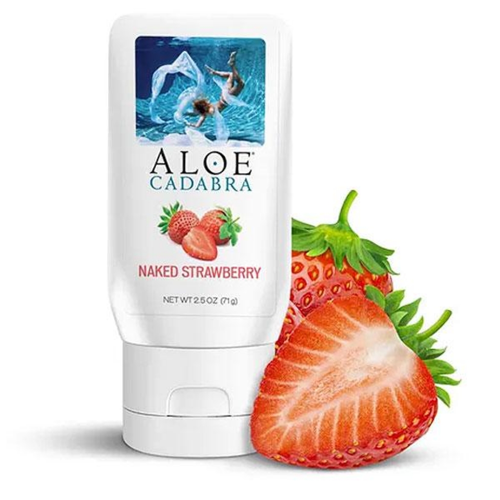 Aloe Cadabra Organic Lubricant - Strawberry 2.5 Oz