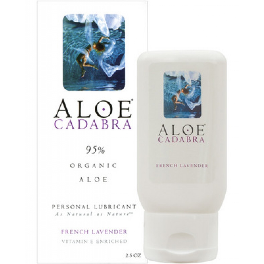 Aloe Cadabra Organic Lube Lavender - 2.5 oz