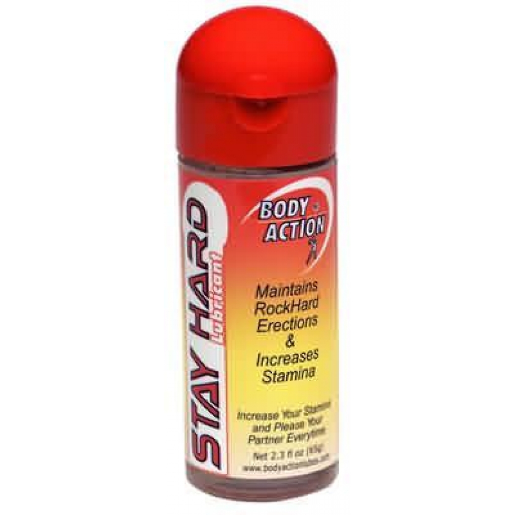 Body Action Stay Hard Lubricant - 2.3 oz